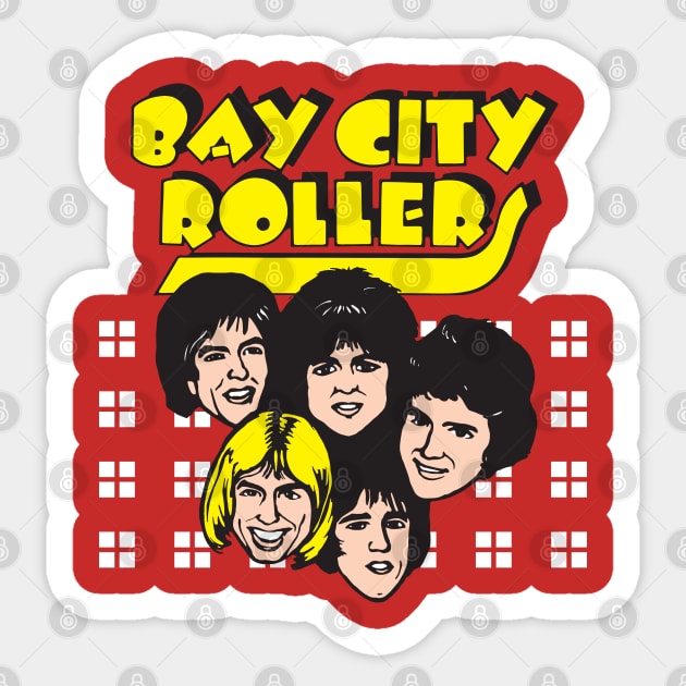 Bay City Rollers Sticker by Chewbaccadoll